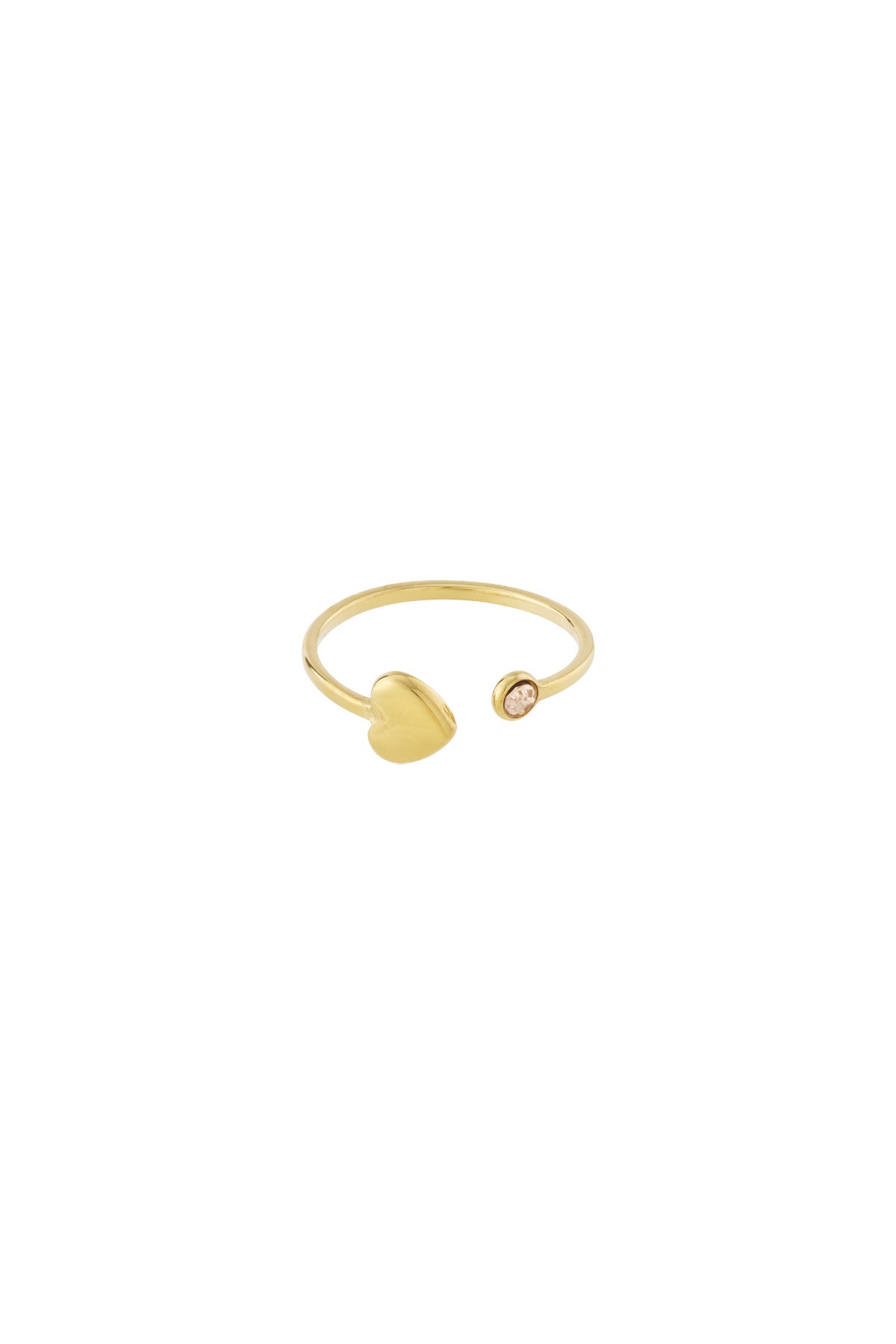 Birthstone ring goud
