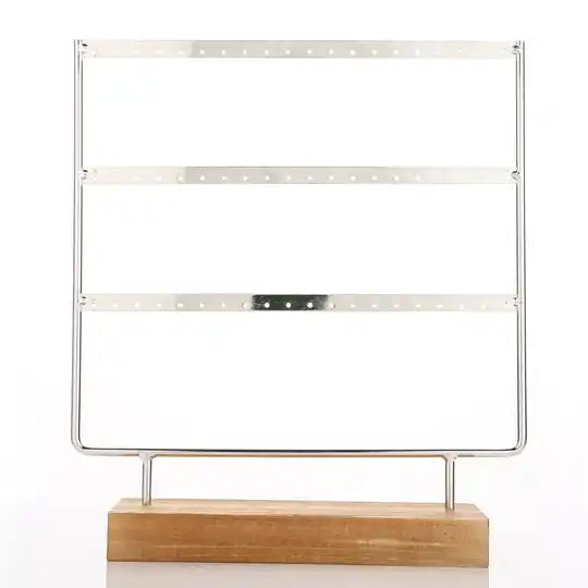 Oorbellen display groot zilver