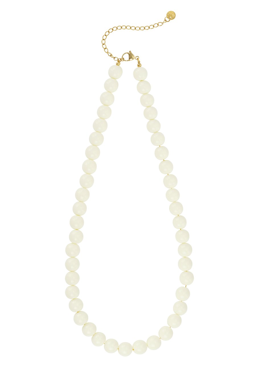 Kralenketting klein beige