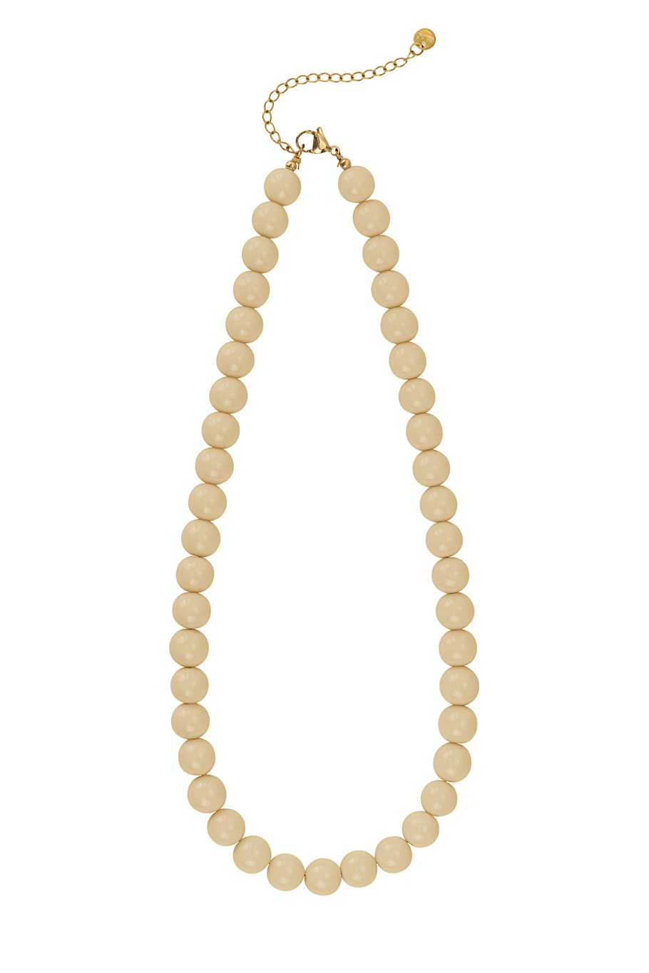 Kralenketting klein taupe