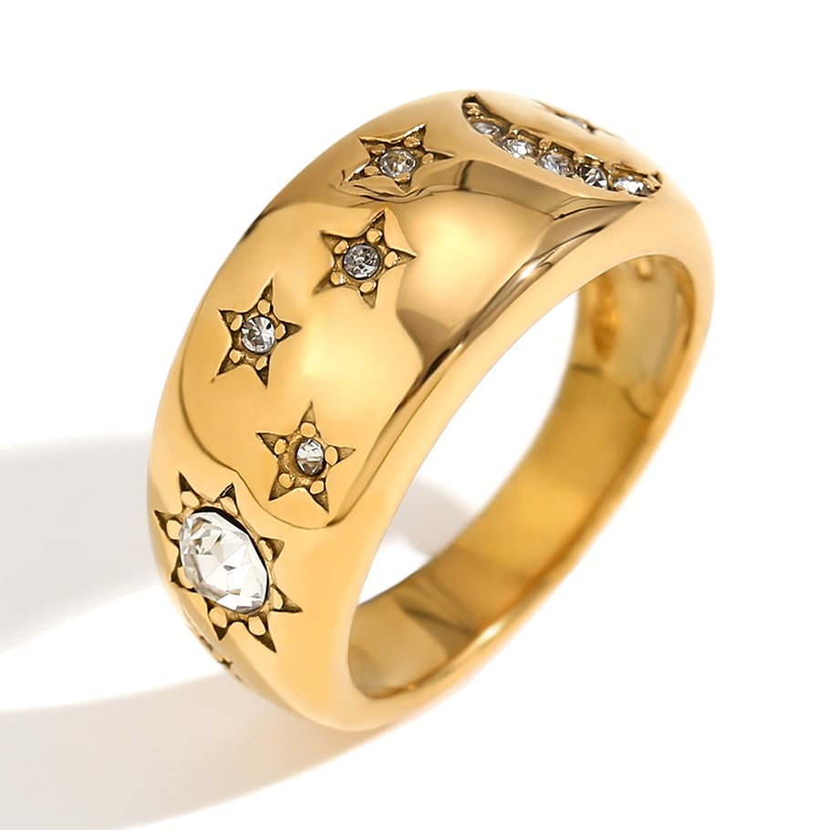 Starlight ring goud