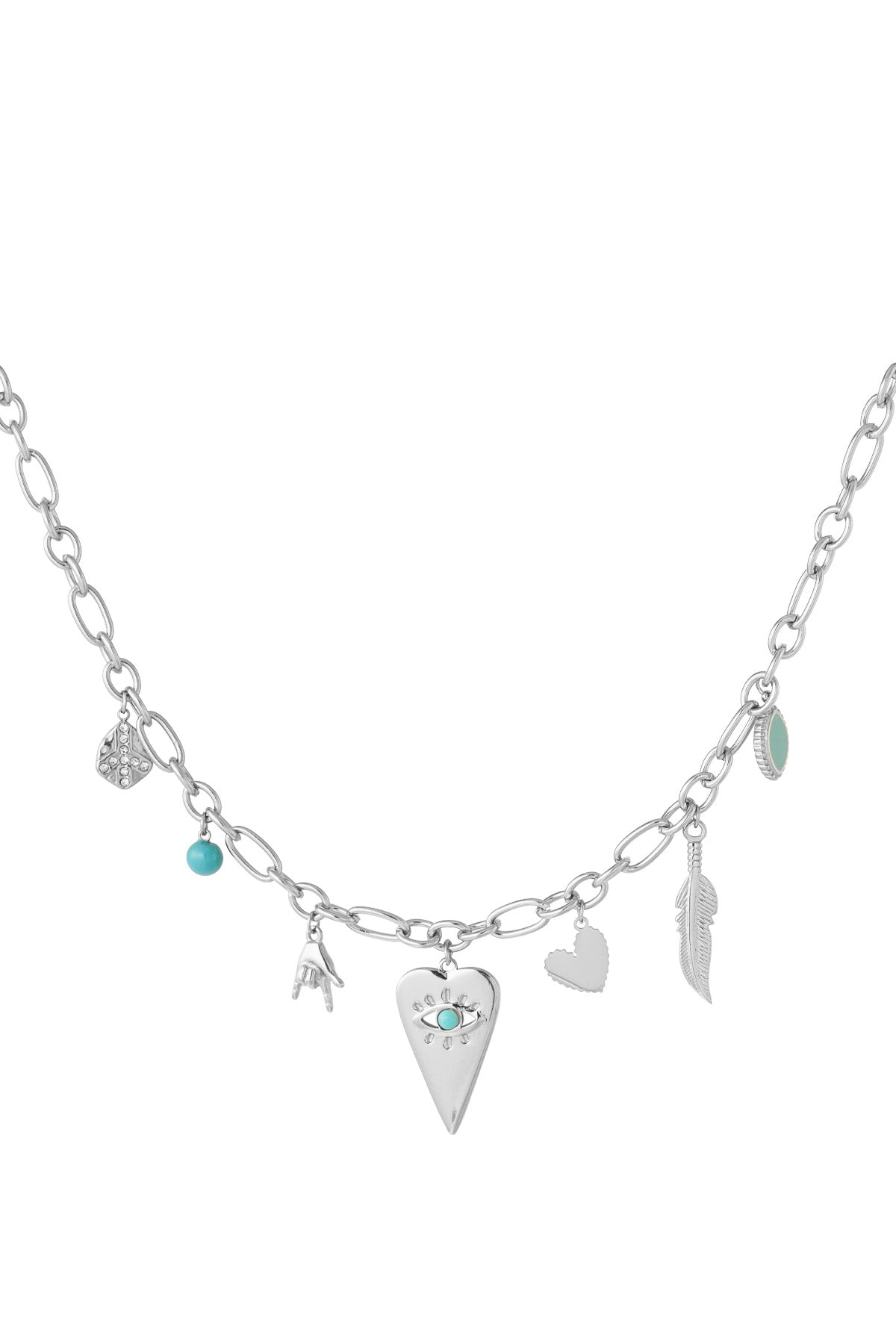 Bedelketting summer zilver