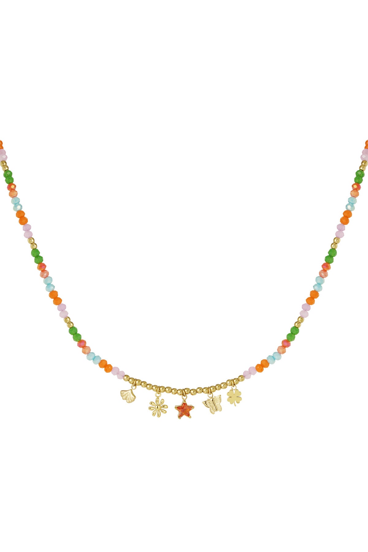 Kralen ketting nature neutral