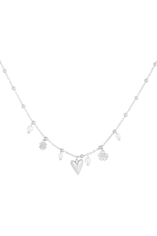 Lucky girl ketting zilver