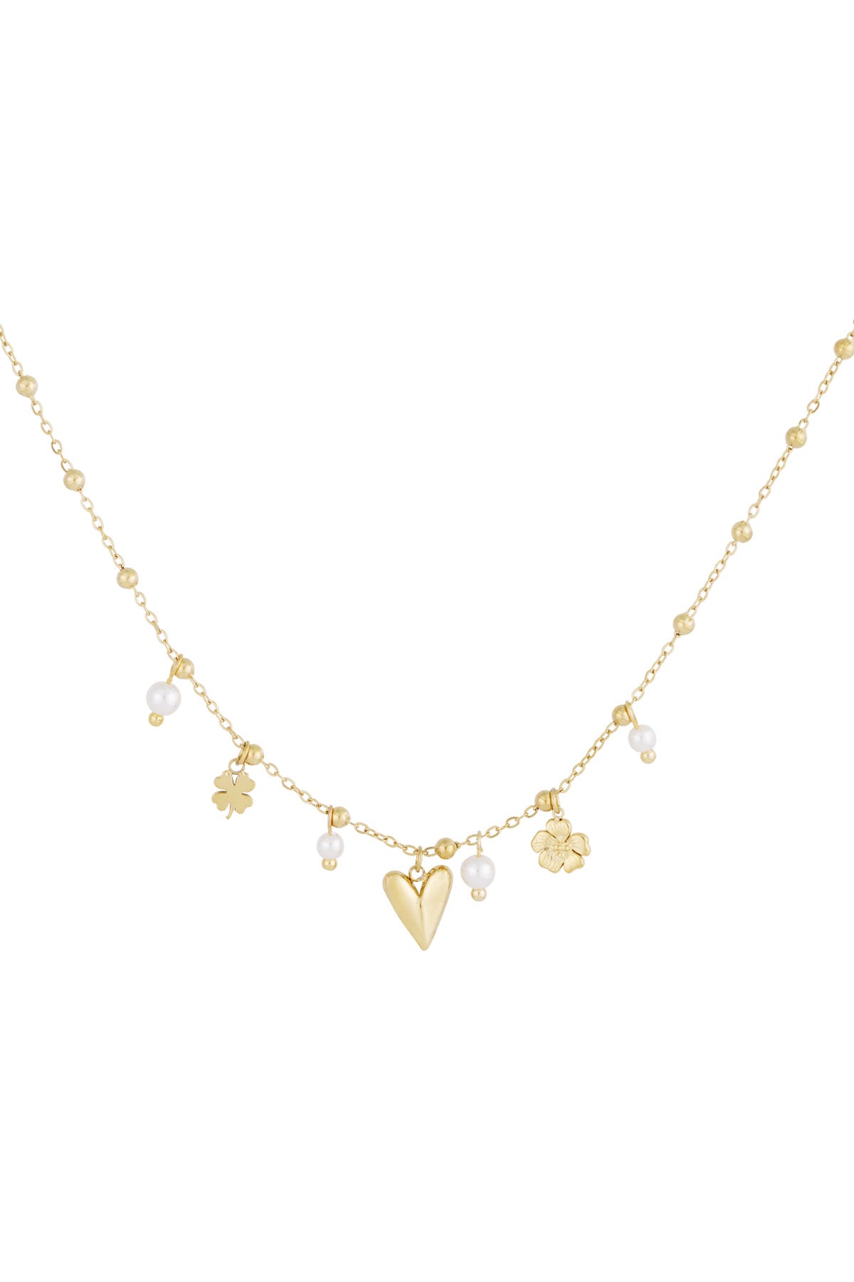Lucky girl ketting goud