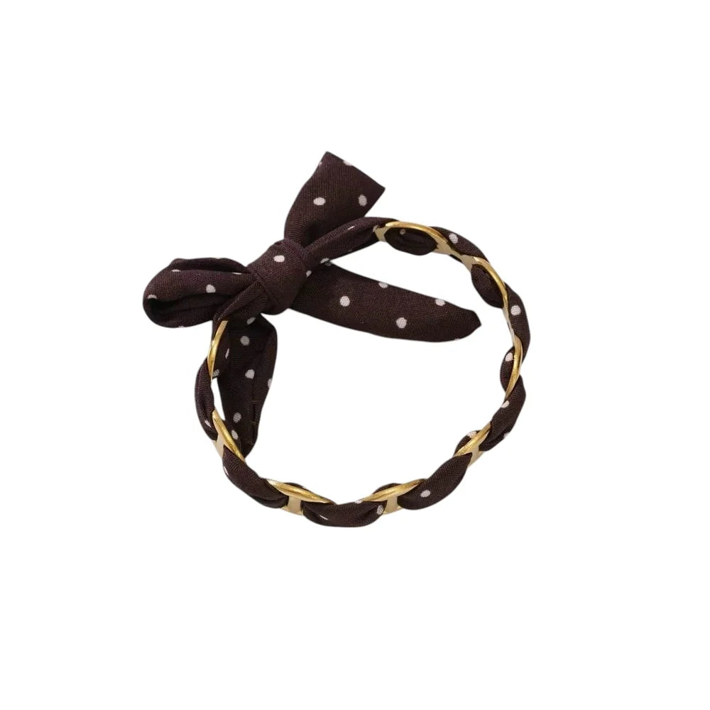 Bangle polka dot bruin