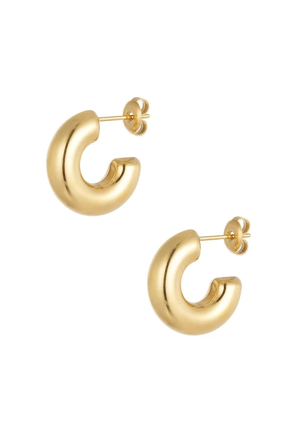 Chunky hoops gold