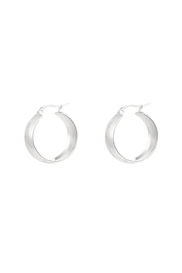 Chique oorbellen klein zilver