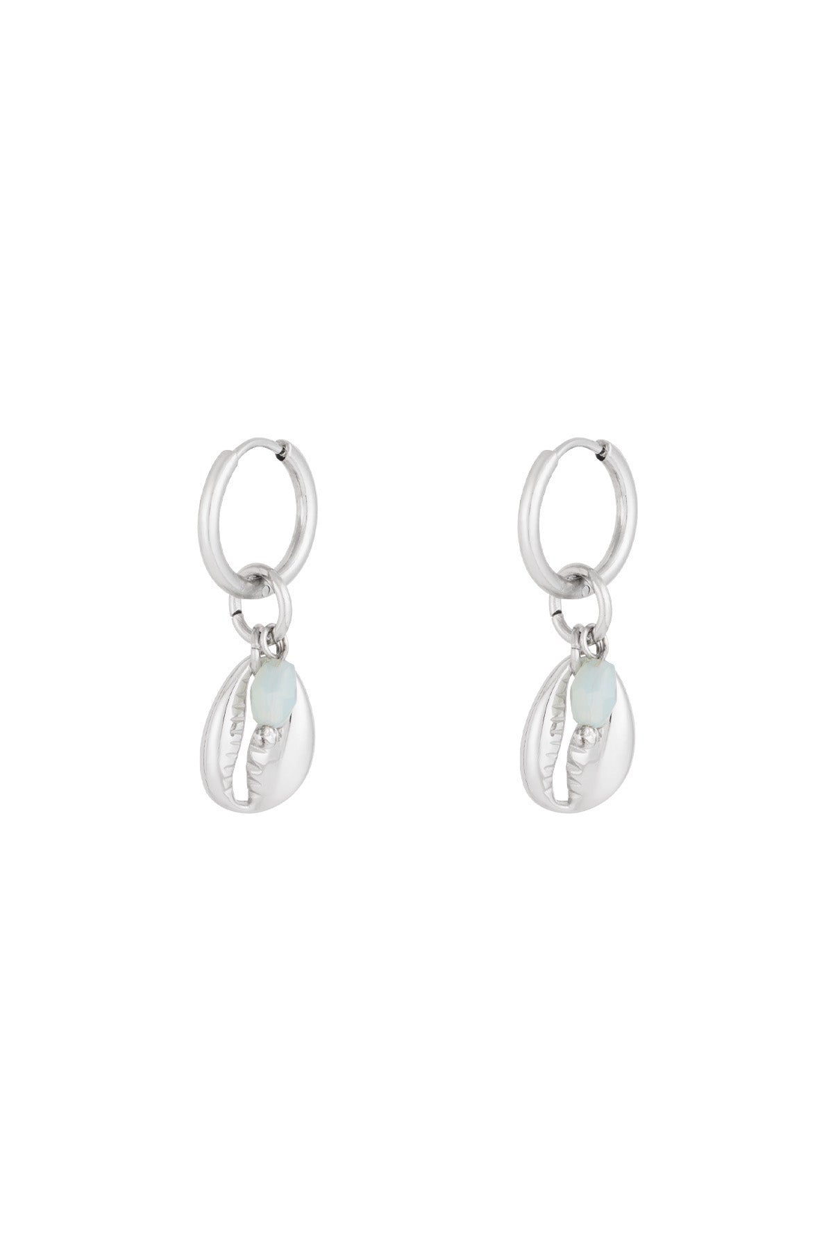 Summer vibe oorbellen zilver
