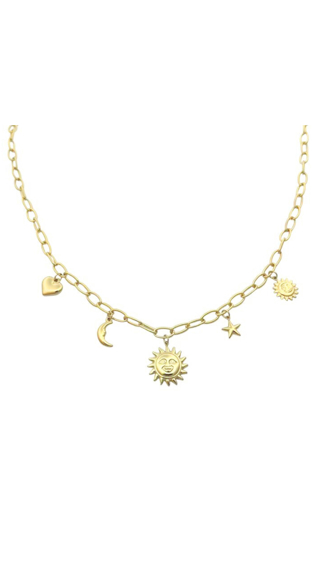 Bedelketting zon goud