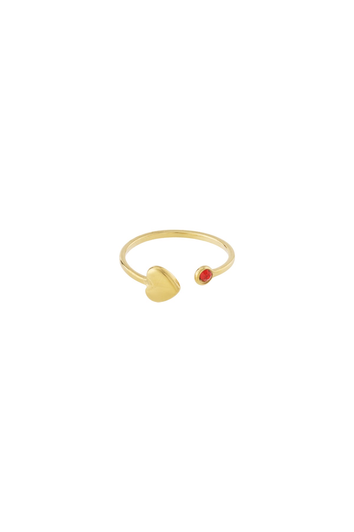 Birthstone ring goud