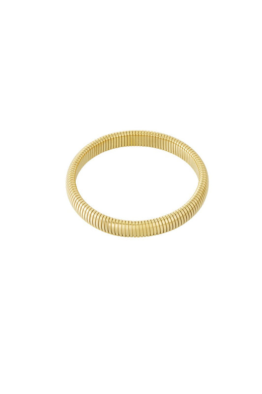 Snake bangle goud