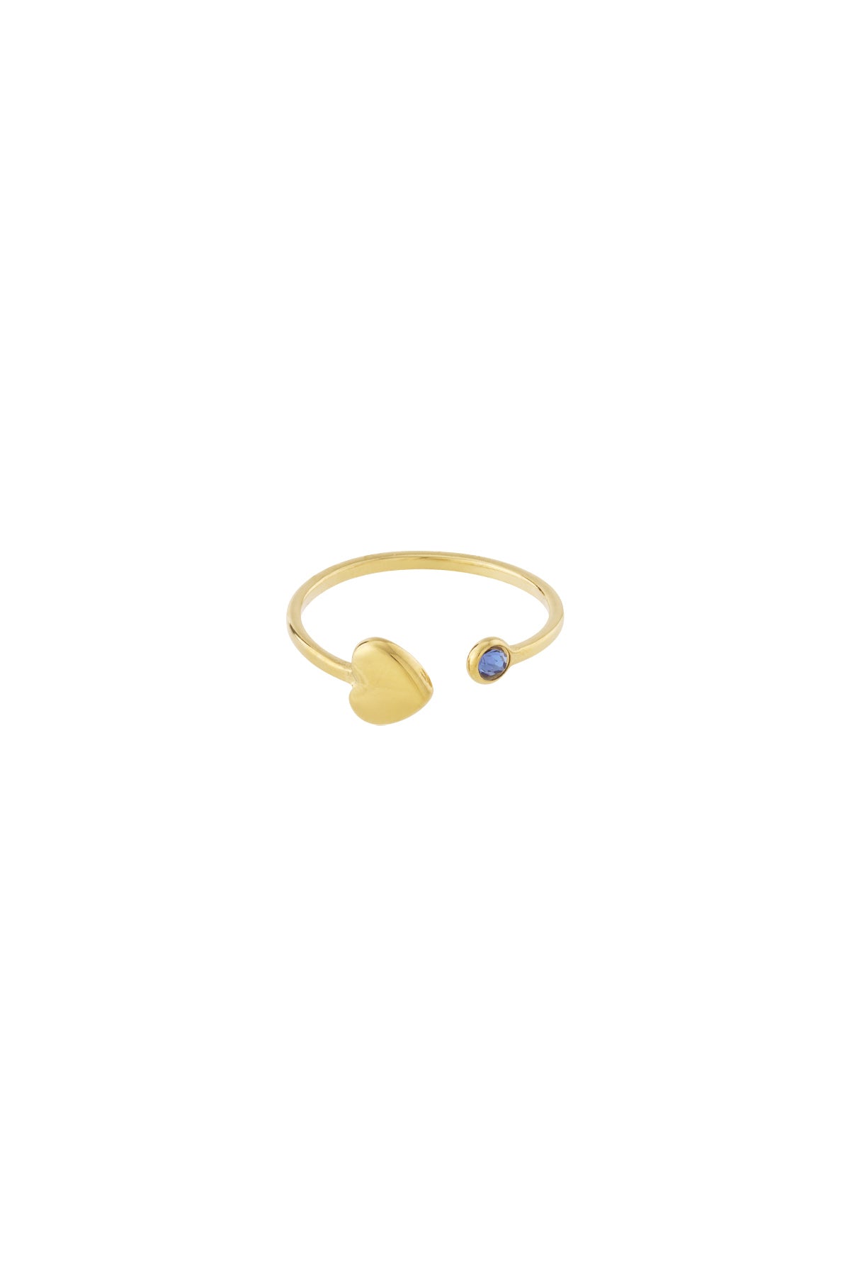 Birthstone ring goud