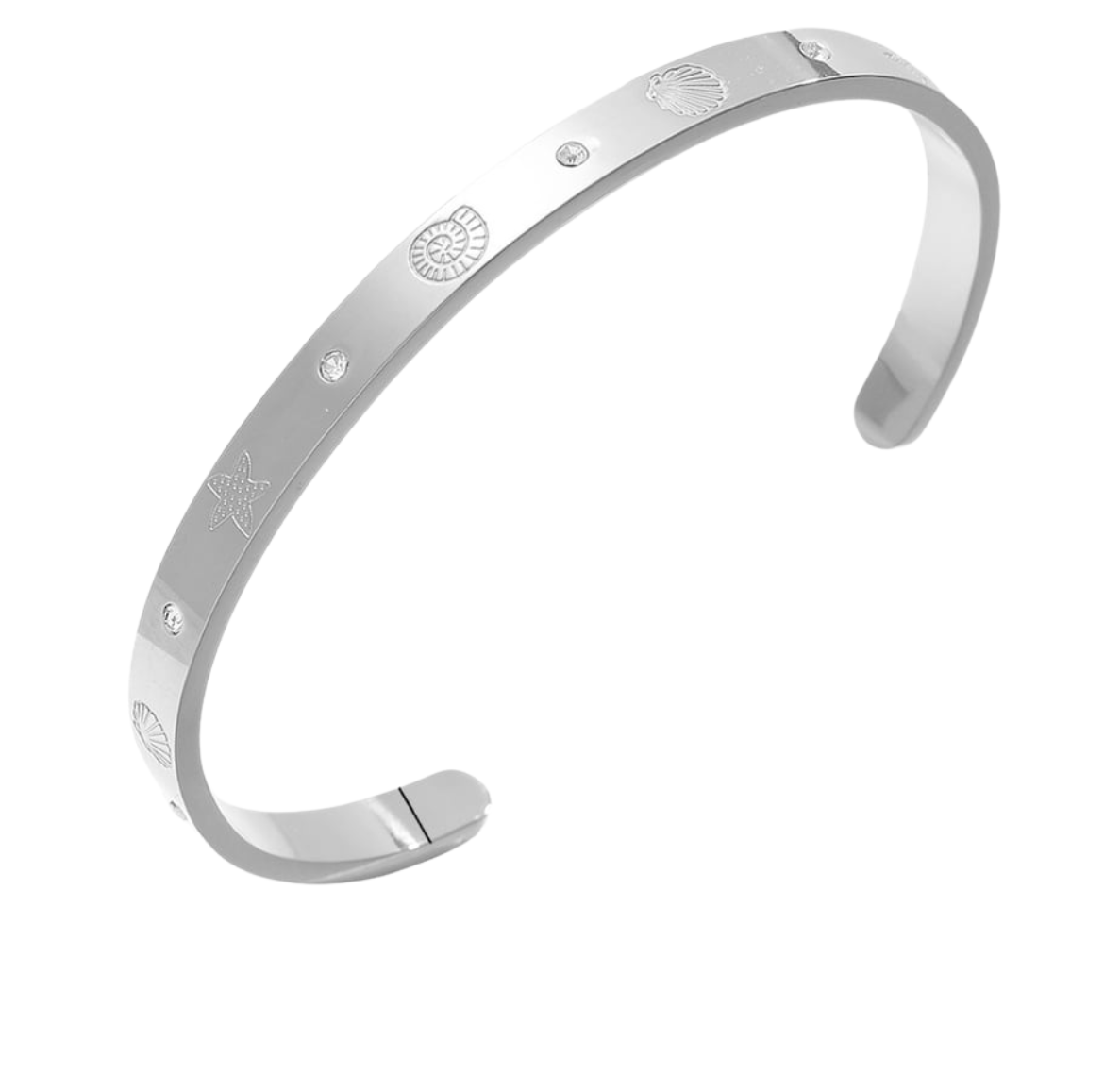 Sea breeze bangle zilver