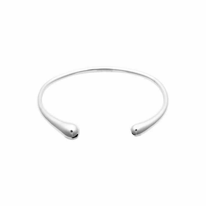 Connected bangle zilver