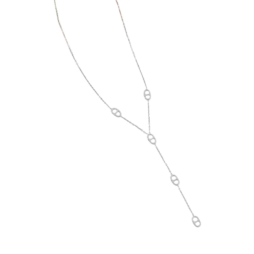 Y ketting DD zilver
