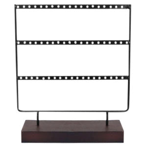Oorbellen display zwart bruin
