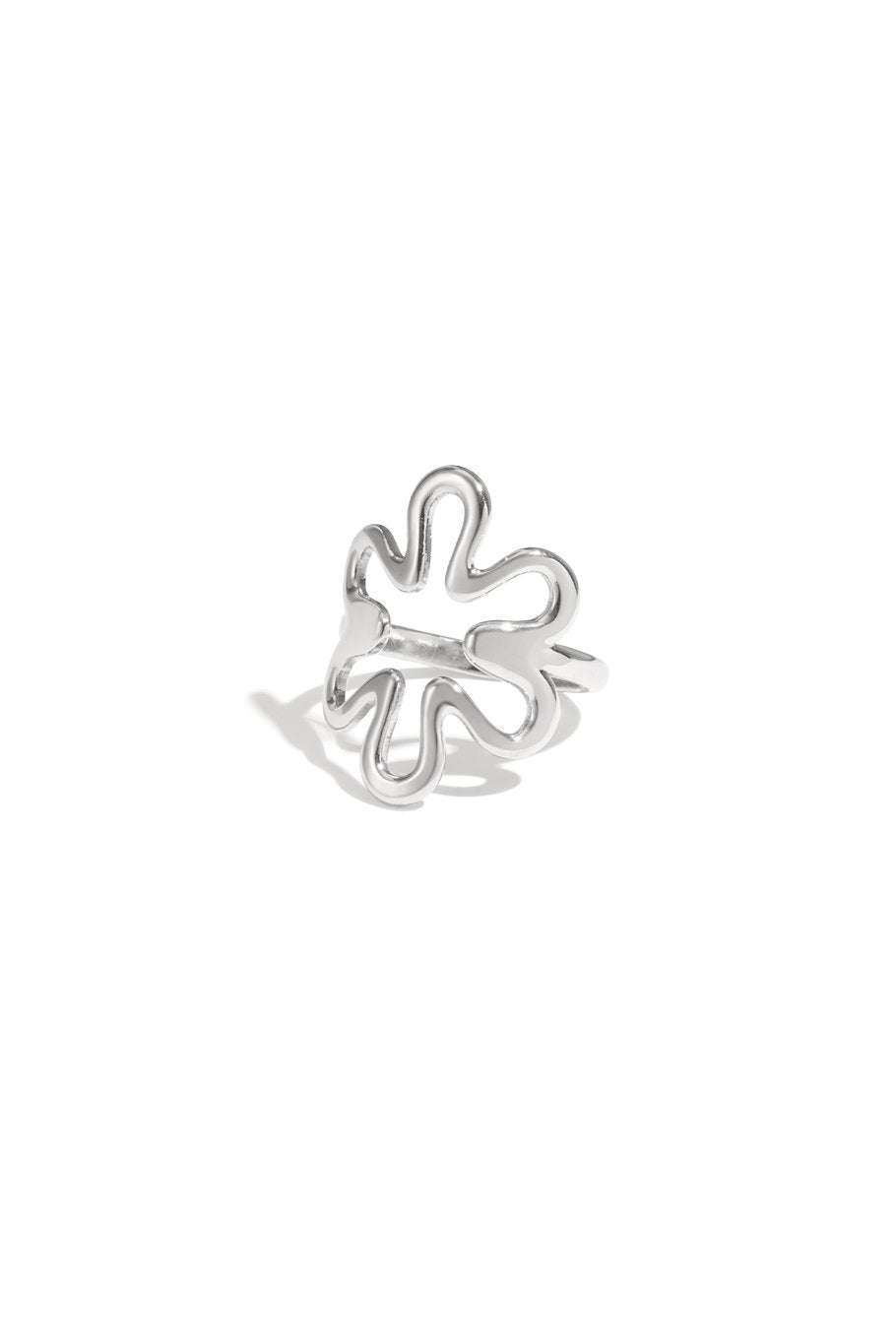 Blooming ring zilver