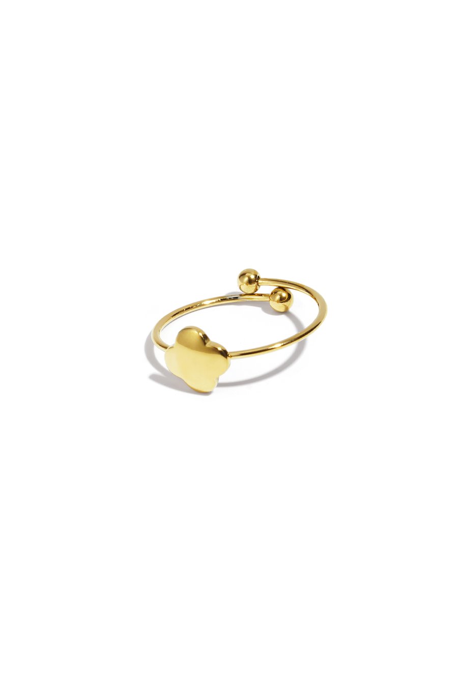 Clover girl ring goud