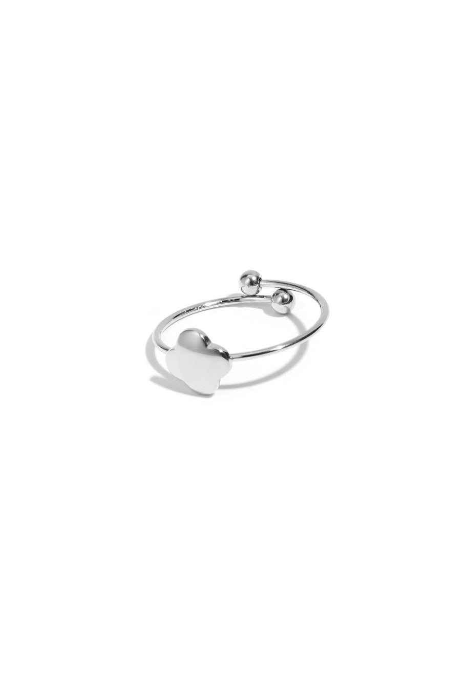 Clover girl ring zilver