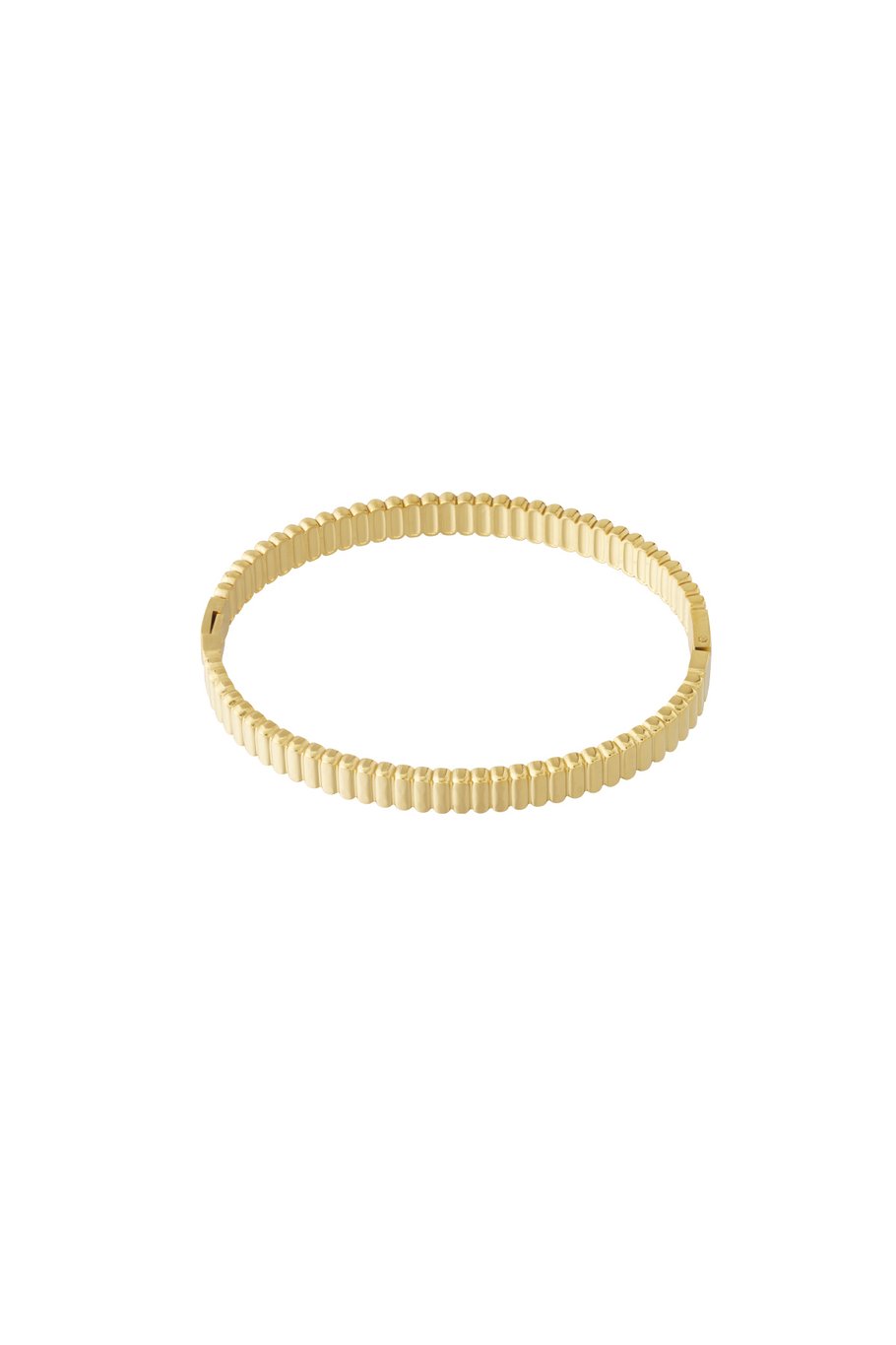 Bangle structured goud