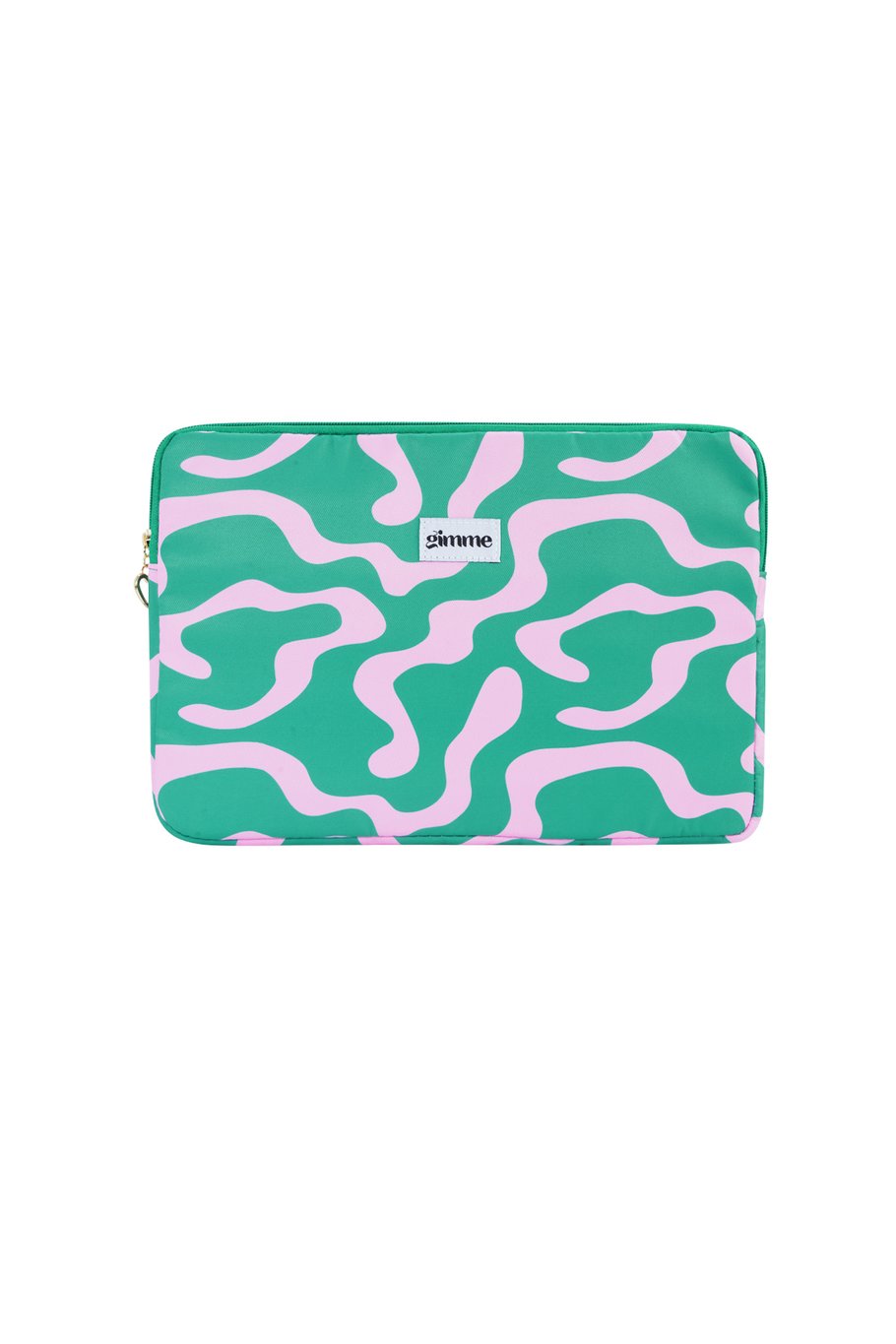 Laptop hoes groen/lila
