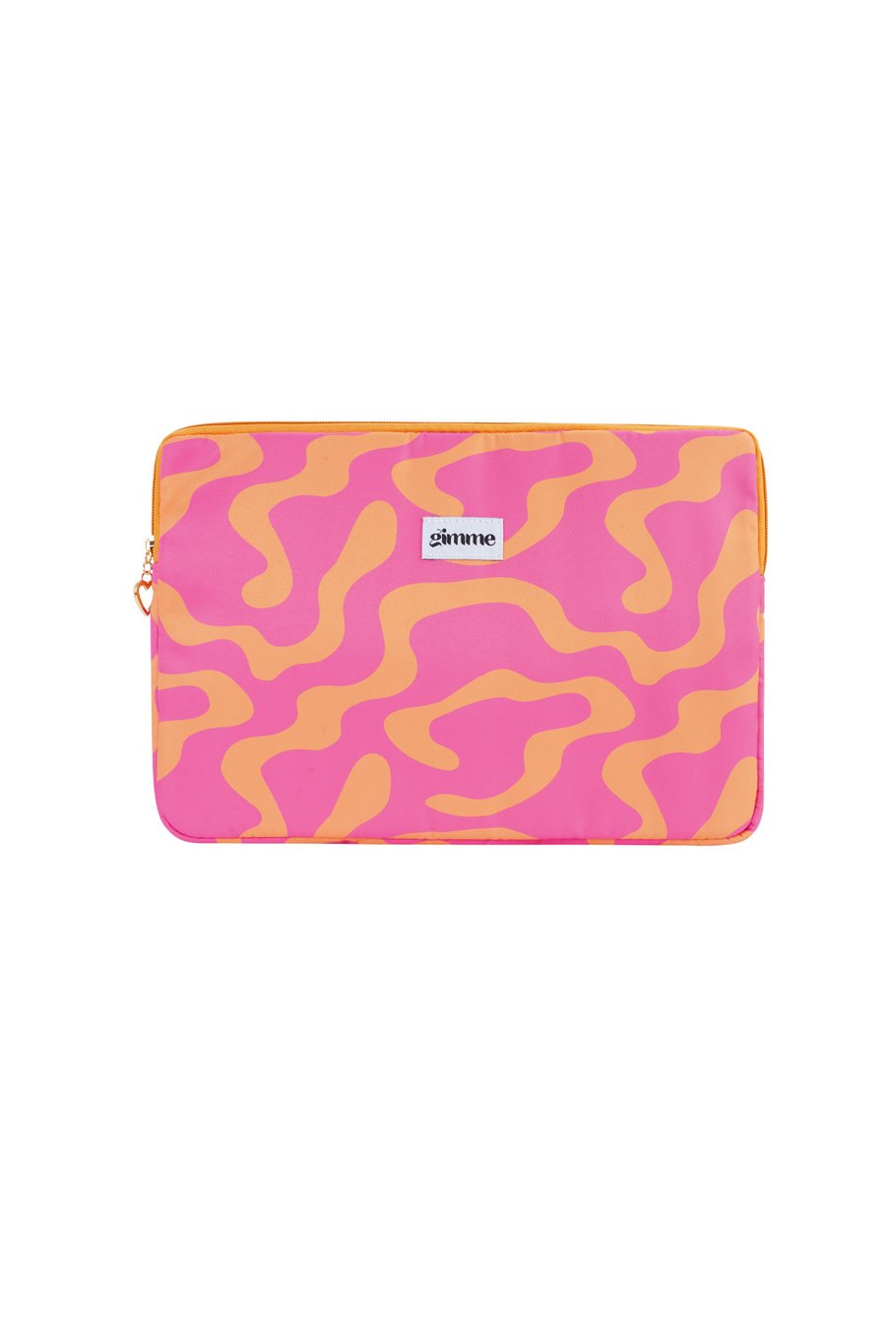Laptop hoes oranje/roze