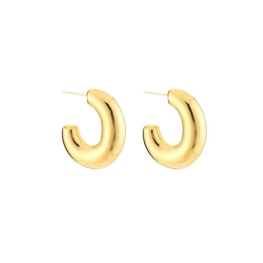 Grote hoops goud