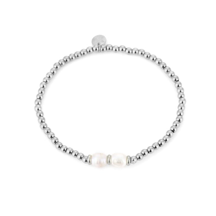 Kralen armband 2 parels