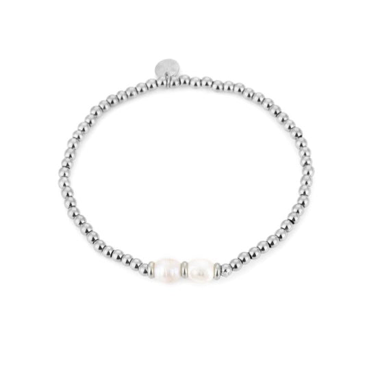 Kralen armband 2 parels