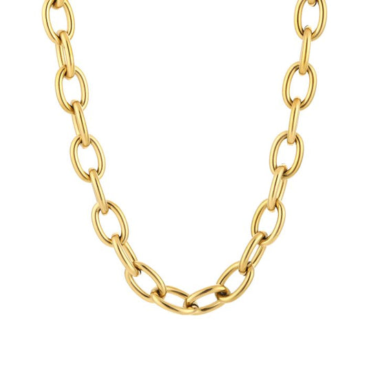 Schakel ketting goud