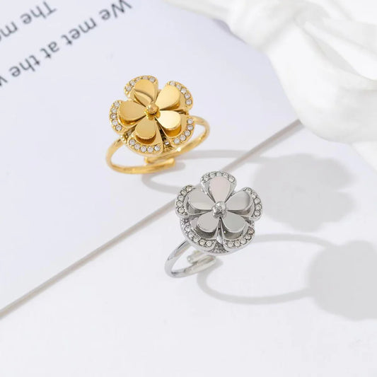 Ring bloem draaiend
