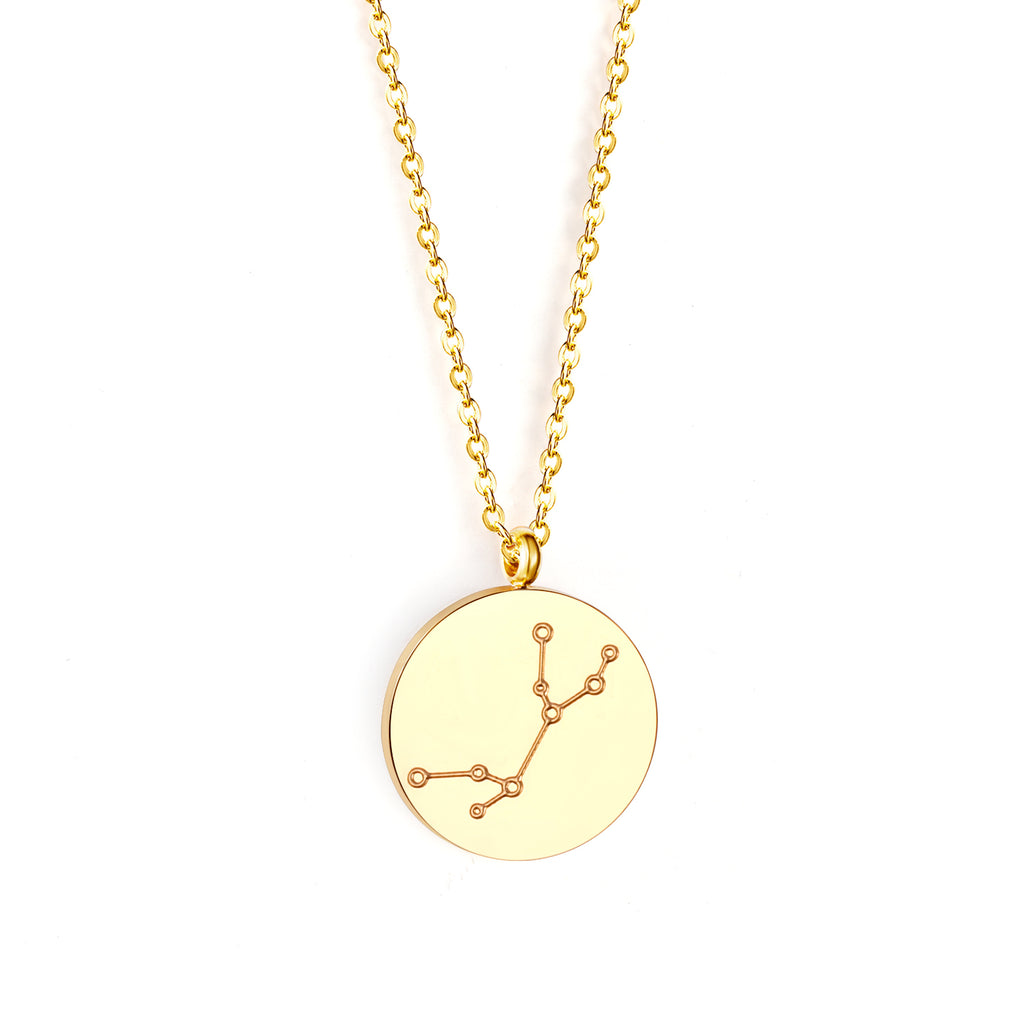 Sterrenbeeld ketting goud