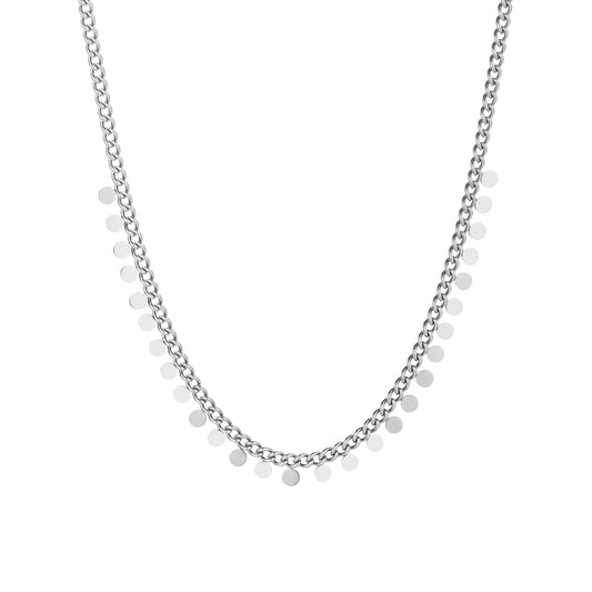 Full coins ketting zilver