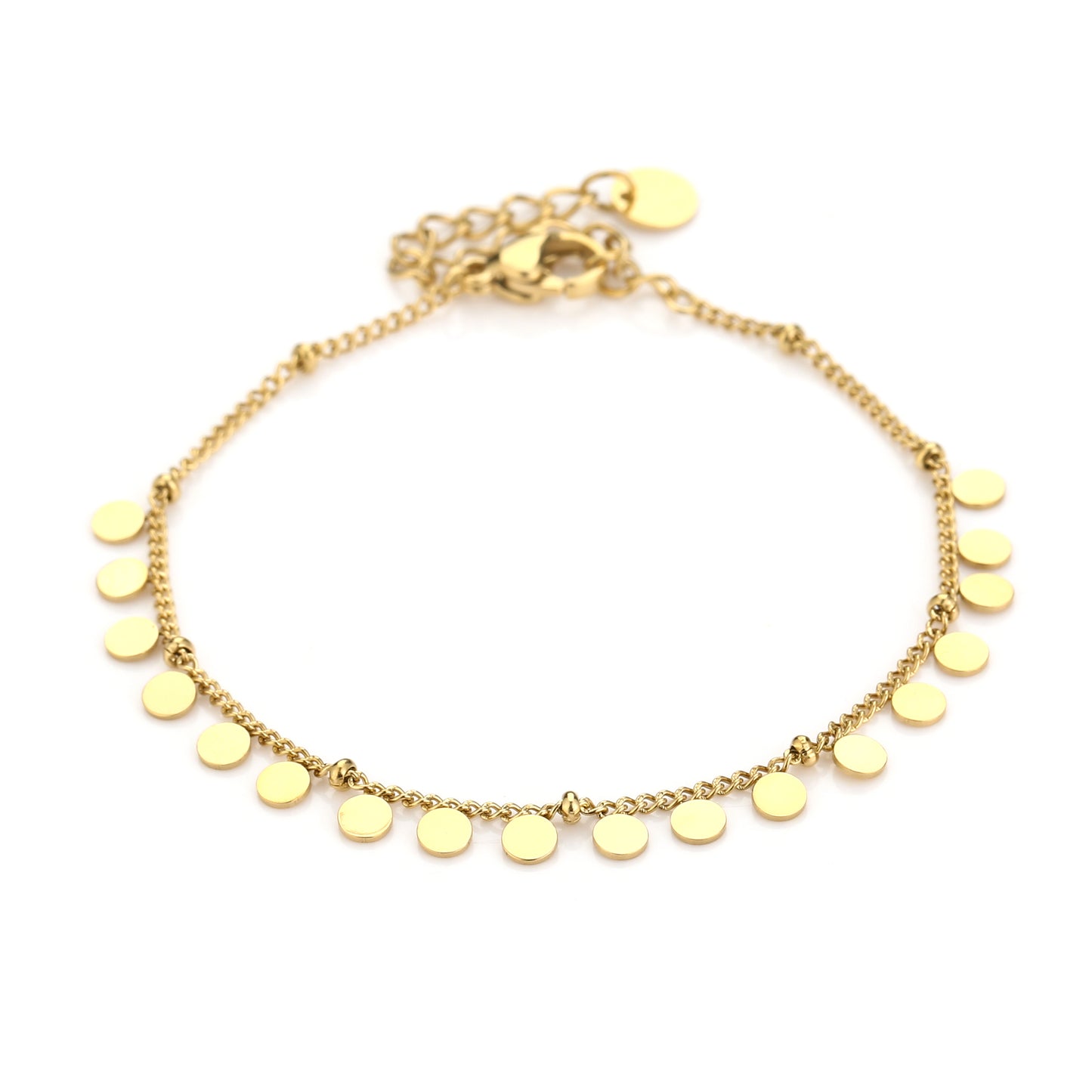 Full coins armband goud