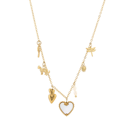 Bedelketting hearty goud