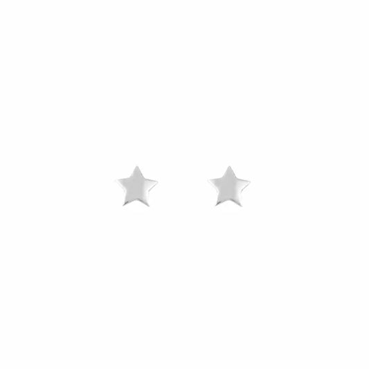 Oorbellen mini studs ster zilver