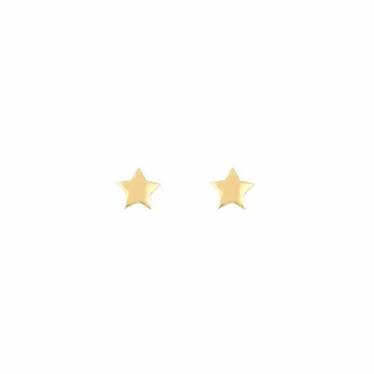 Oorbellen mini studs ster goud