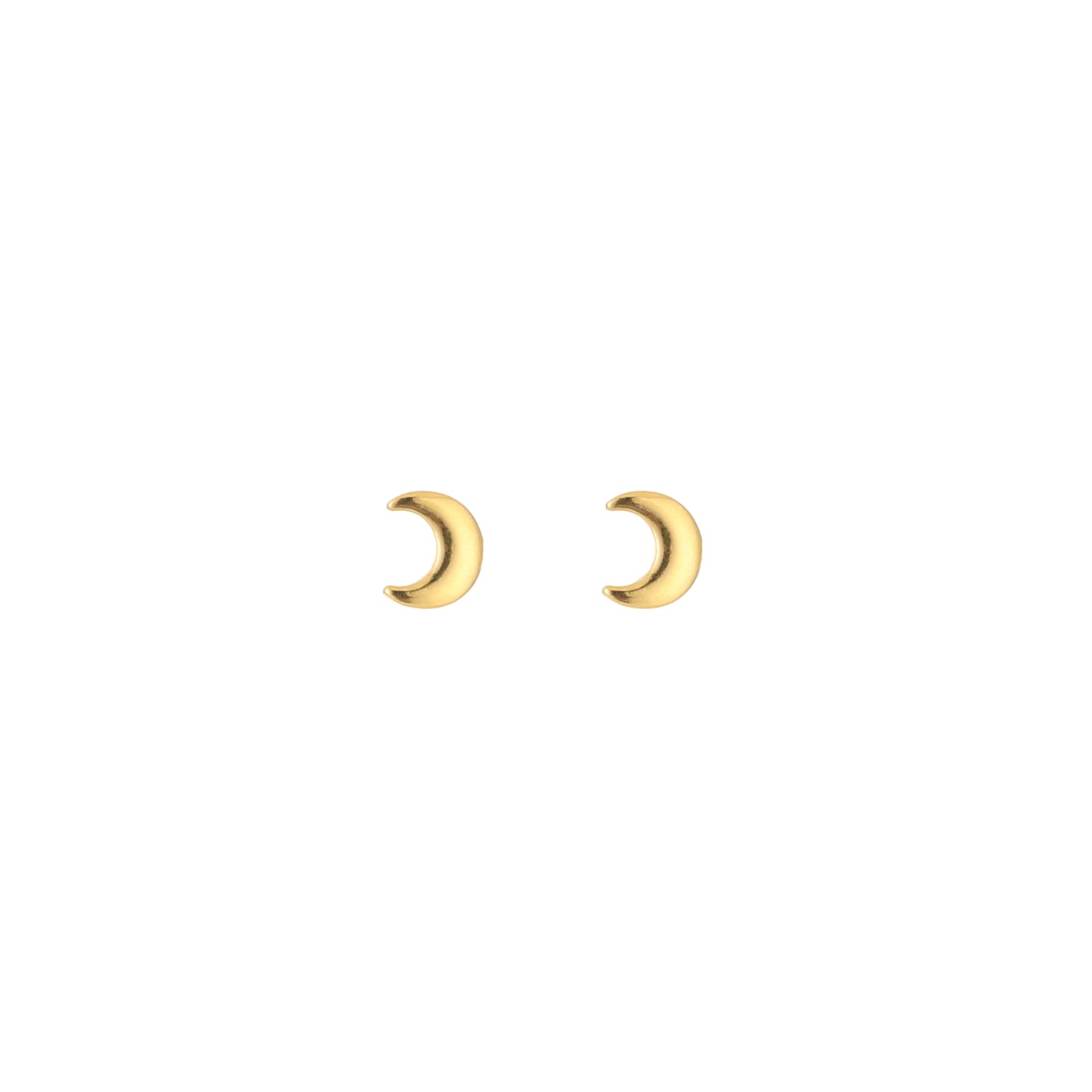 Little moon oorbellen goud