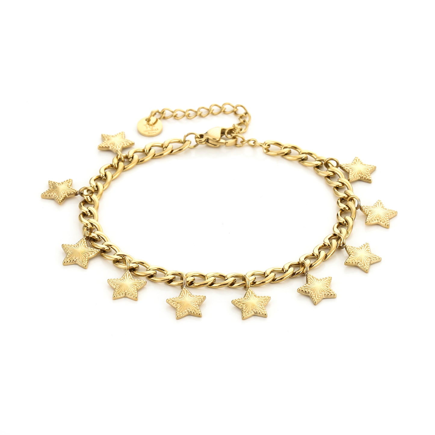 Sterren armband goud