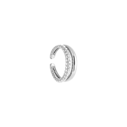 Ring dubbel zilver