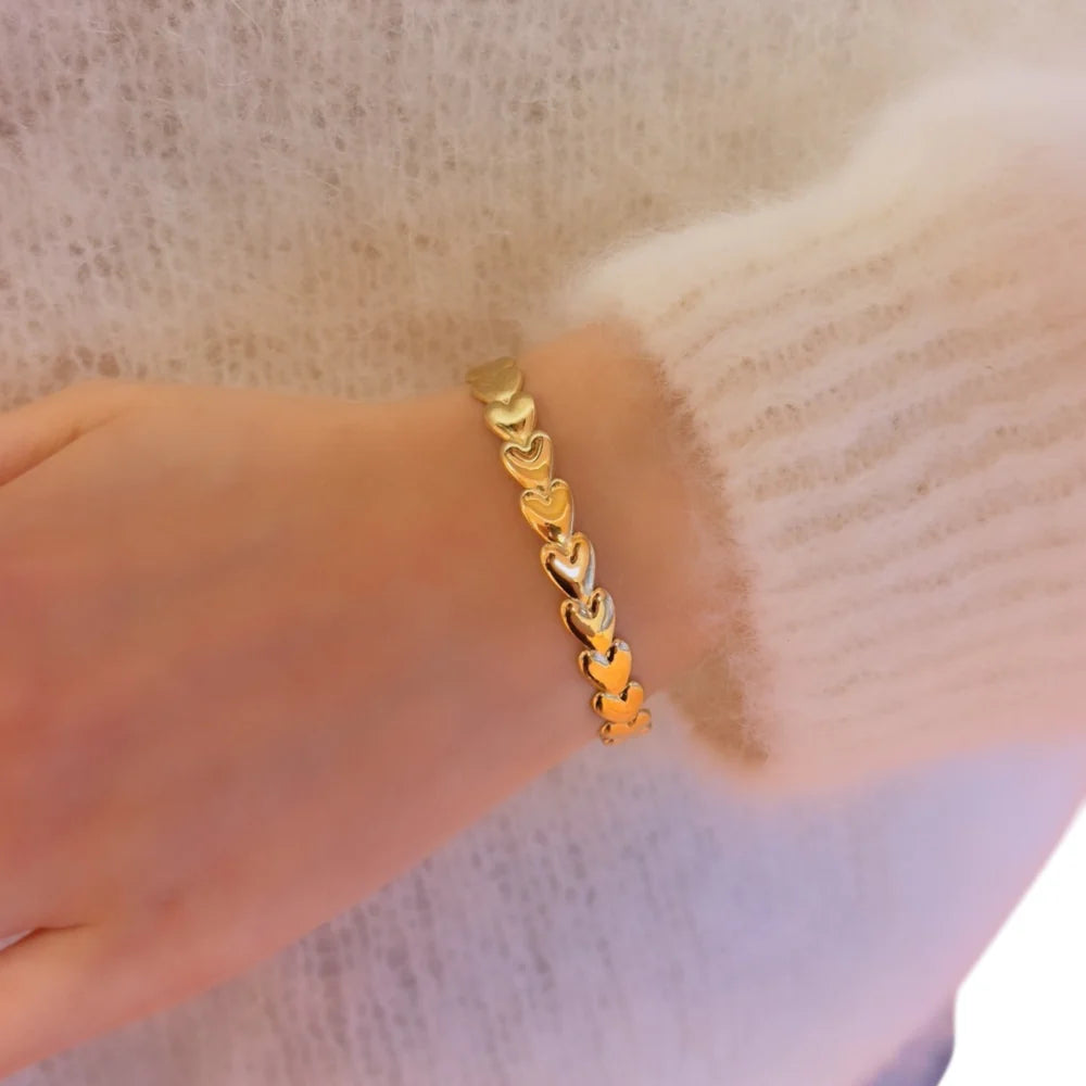 Lover bangle goud
