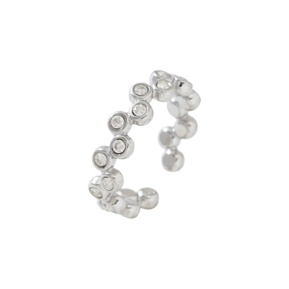 Dottie ring zilver