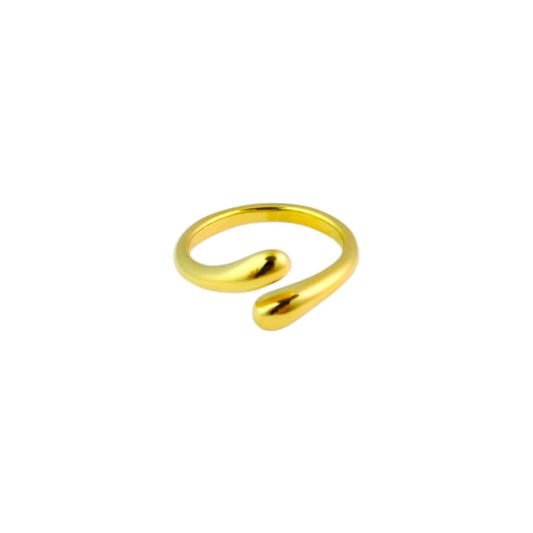 Open ring goud