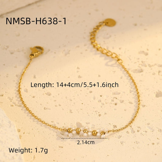 Flower armband klein wit