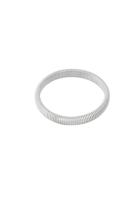Snake bangle zilver