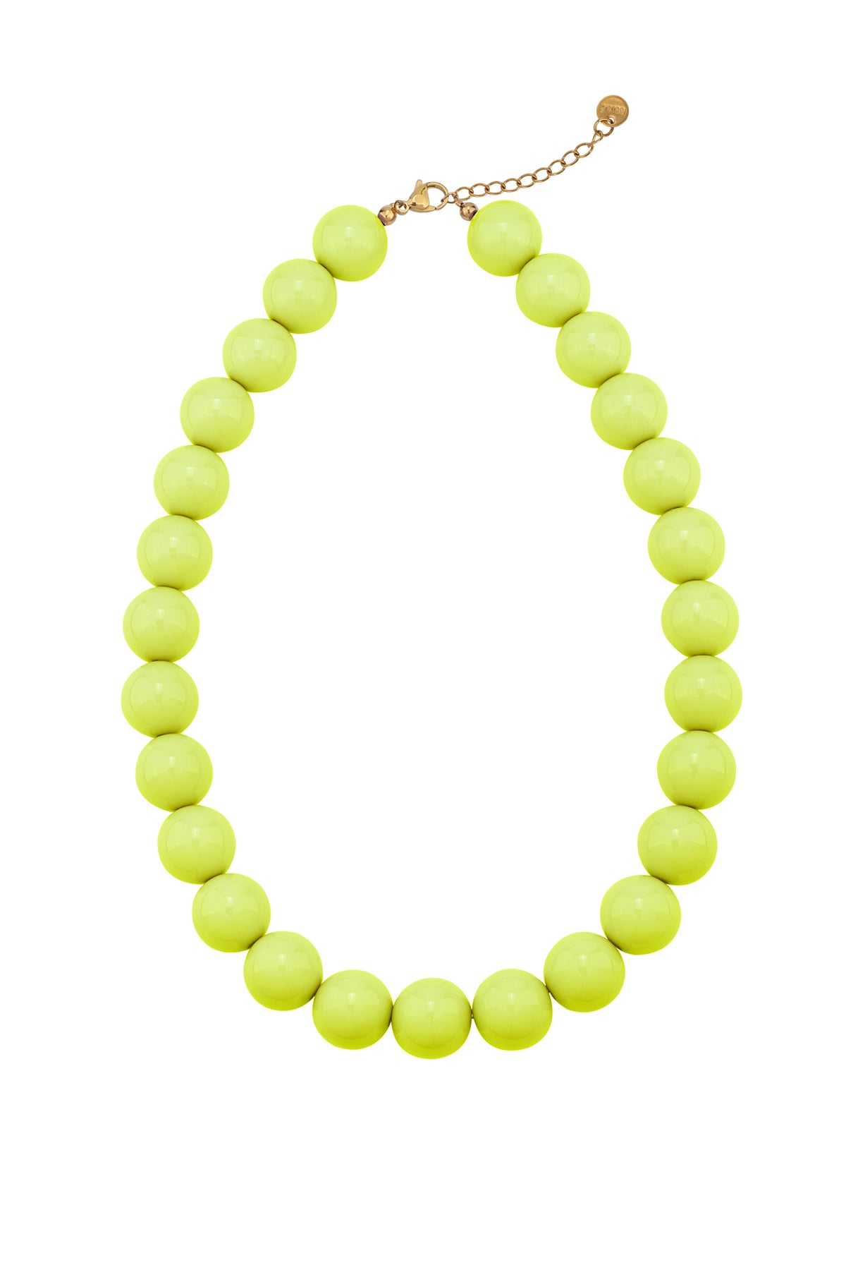 Kralenketting groot groen