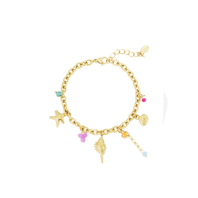 Sea breeze armband goud