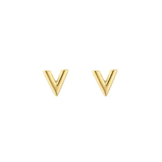 LV earrings gold