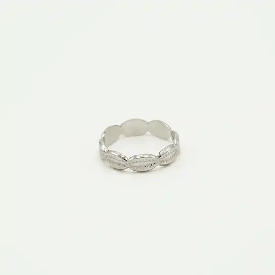 Shells ring zilver